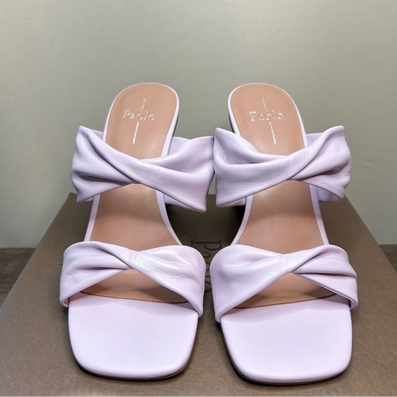 Linea Paolo Imani Lavender Heeled Sandals Size 9.5 - Picture 2 of 7